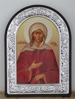 Икона в рамке 9х12 арочная Ксения Петербургская блж. 236633