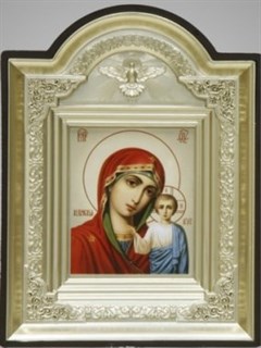 Икона в рамке 9х12 Казанская Божья Матерь 236625