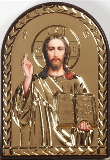 Икона в рамке 6х9 арочная Спаситель 15 236592