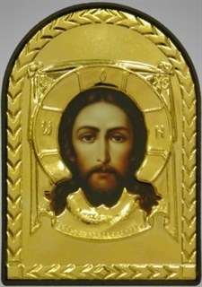 Икона в рамке 6х9 арочная Спас Нерукотворный 236591