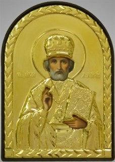 Икона в рамке 6х9 арочная Николай Чудотворец 14 236585