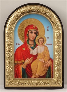 Икона в рамке 6х9 арочная Смоленская Божья Матерь 236563