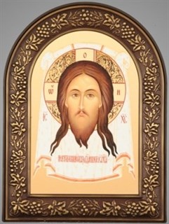 Икона в рамке 18х24 арочная патинирование Спас Нерукотворный 2 236538