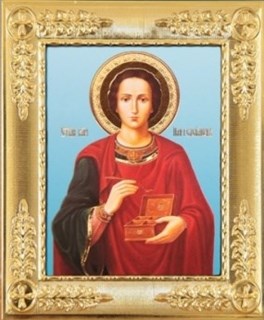 Икона в рамке 10х12 Пантелеимон 236483