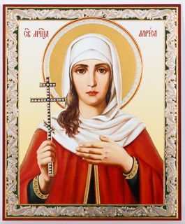 Икона в деревянной рамке 11х13 Лариса Готфская мученица 234629