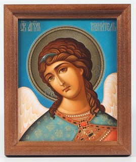 Икона в деревянной рамке 11х13 Ангел-Хранитель (поясной) 234801