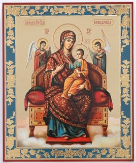 Икона в деревянной рамке 11х13 Всецарица 2 234871