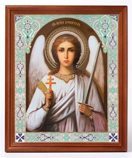 Икона в деревянной рамке 18х24 Ангел-Хранитель (поясной) 235232