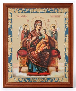 Икона в деревянной рамке 18х24 Всецарица 2 235261