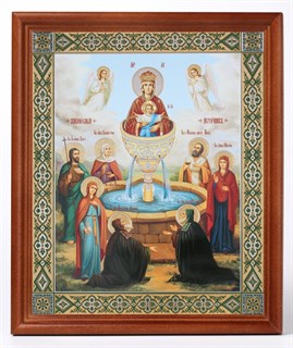 Икона в деревянной рамке 18х24 Живоносный Источник 5 235280