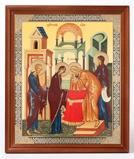 Икона в деревянной рамке 18х24 Сретение Господне 235413