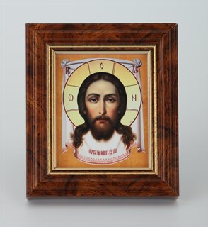 Икона настольная 6х7 багет ( пленка Спас Нерукотворный 238911