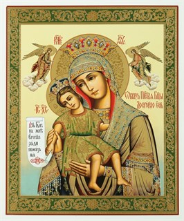 Икона в деревянной рамке 30х40 Достойно Есть 01 235516