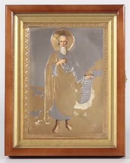 Икона в киоте 13х18 конгрев плёнка Нерушимая Стена (с клеймами) 235871