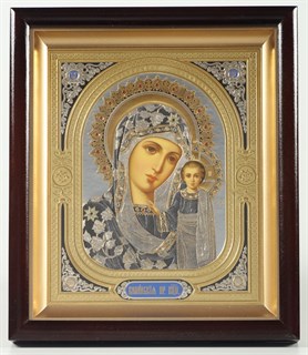 Икона в киоте 18х24 конгрев Казанская Божья Матерь 235947