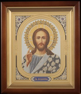 Икона в киоте 18х24 конгрев Спаситель 2 235948
