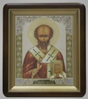 Икона в киоте 18х24 фигурный Николай Чудотворец 10 236045