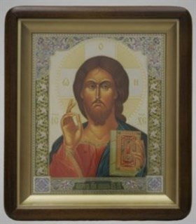 Икона в киоте 18х24 фигурный Спаситель 10 236048
