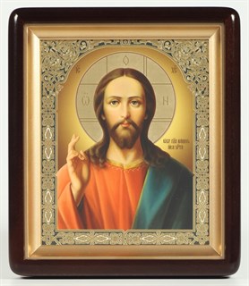 Икона в киоте 18х24 фигурный Спаситель 30 236049