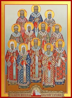 Икона Собор Московских святителей 21254