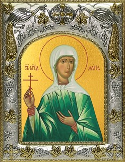 Икона Дария (Дарья) мученица, 14х18 см 21358