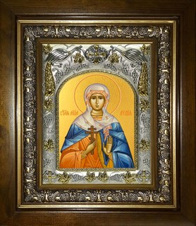 Икона Лидия мученица, в киоте 20х24 см 21502