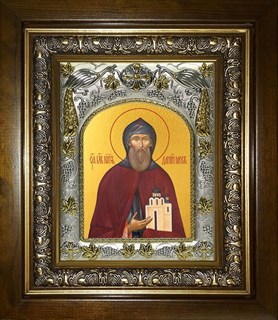 Икона Данил,Даниил Московский благоверный князь, в киоте 20х24 см 21504