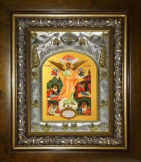 Икона Ангел Хранитель, в киоте 20х24 см 21616