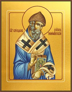 Икона Спиридон Тримифунтский святитель 21626