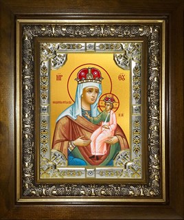Икона Новодворская икона Божией Матери, 18х24 см 21689