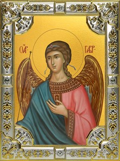 Икона Гавриил Архангел, 18х24 см со стразами 21728