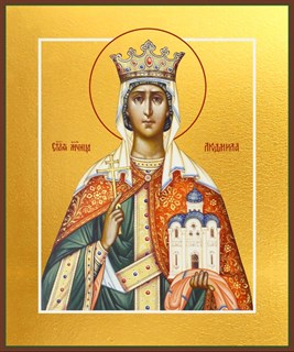 Икона Людмила мученица, княгиня чешская 21775