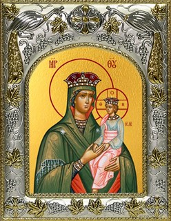 Икона Споручница грешных, икона Божией Матери, 14х18см 21815