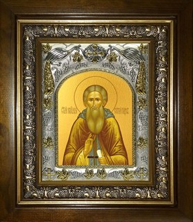 Икона Сергий (Сергей) Радонежский, в киоте 20х24 см 21961