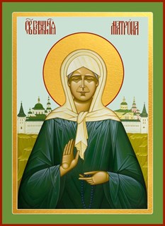 Икона Матрона Московская блаженная 22007