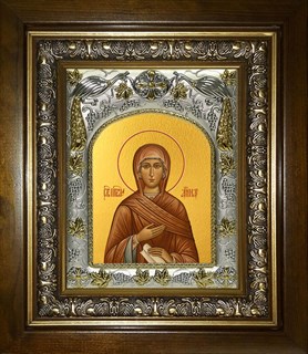 Икона Святая праведная Анна, мать Пресвятой Богородицы, в киоте 20х24 см 22184