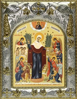 Икона Всех скорбящих Радость, икона Божией Матери, 14х18 см 22207