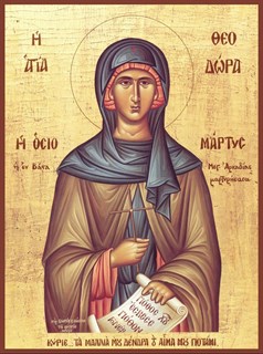 Икона Феодора Цареградская преподобная 22257