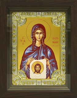 Икона Вероника праведная, в киоте 24х30 см 22281