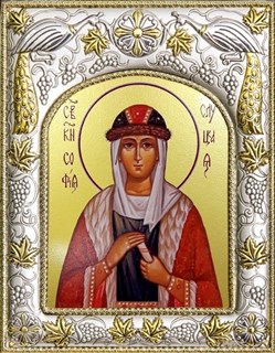 Икона София Слуцкая, княгиня, 14х18 см, купить 22323