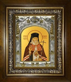 Икона Лука святитель, исповедник, архиепископ Крымский, в киоте 20х24 см 22370