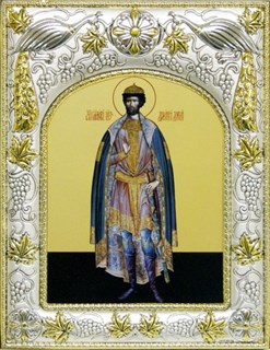Икона Димитрий (Дмитрий) Донской благоверный князь, 14х18 см 22372