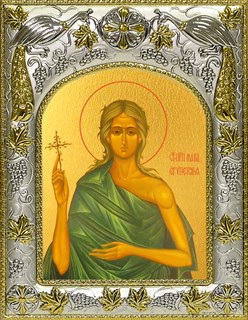 Икона Мария Египетская, преподобная, 14х18 см 22461