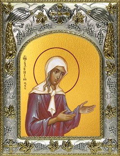 Икона Ксения Петербургская (Петербуржская) блаженная, 14х18 см 22493