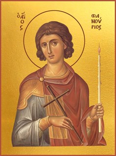 Икона Фанурий Родосский великомученик 22521