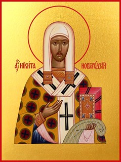 Икона Никита епископ Новгородский, святитель 22546