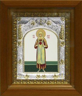 Икона Аполлинария Тупицына, 14х18 см,в киоте 20х24 см 22573