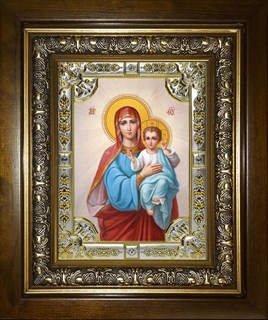 Икона Божия Матерь, в киоте 24х30 см 22748