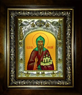 Икона Олег Брянский, благоверный князь, в киоте 20х24 см 22775
