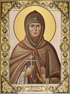 Икона Августа, святая преподобномученица (Защук) 22786